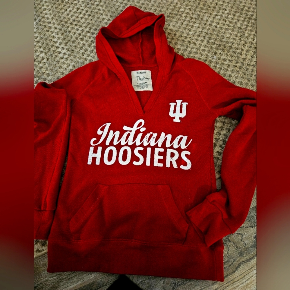 Indianapolis Hoosiers hooded sweatshirt size medium